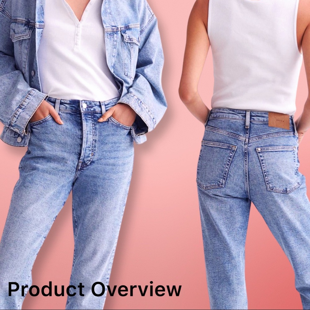H&M Denim Slim Boyfriend Fit- Regular Waist